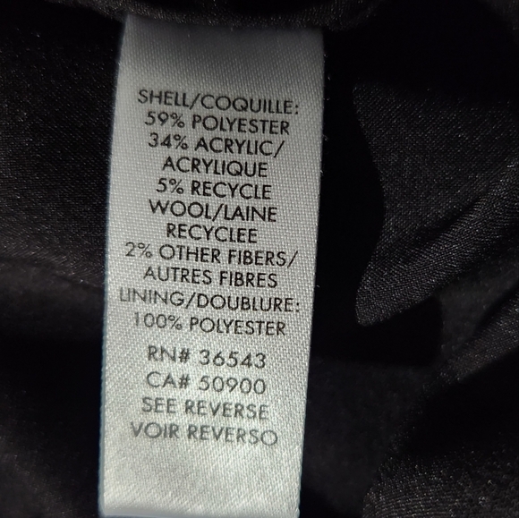 Calvin Klein Tweed Pencil Skirt with Faux Leather Trim Size 4 - Picture 8 of 10